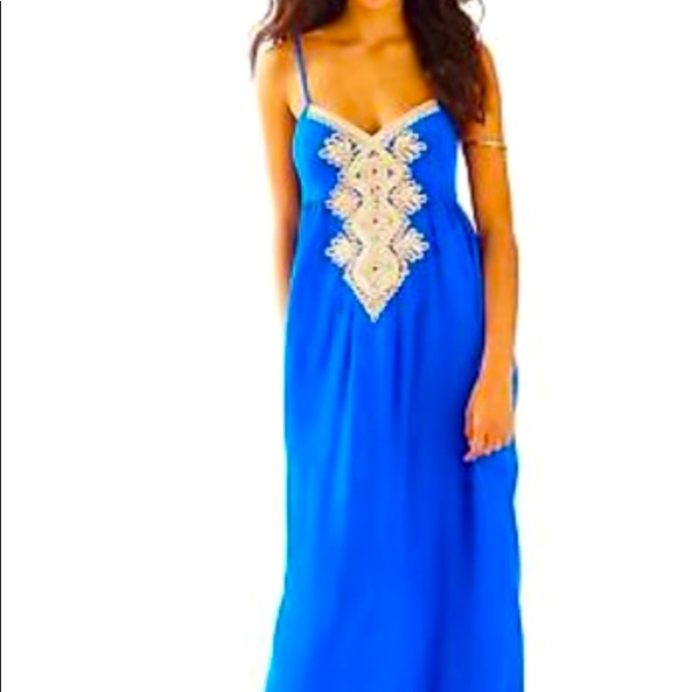 💙Lilly Pulitzer Kelsea Maxi Dress Size 2